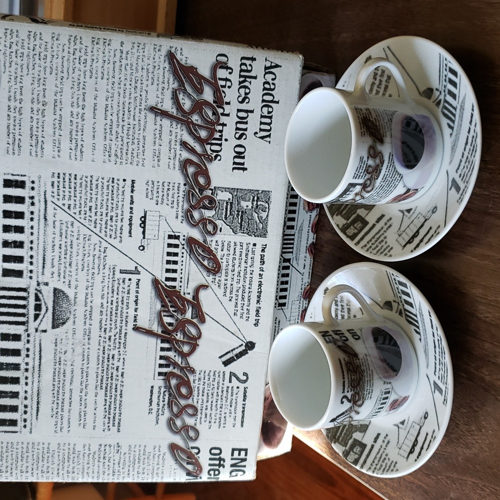 Just mugs fine bone China pair